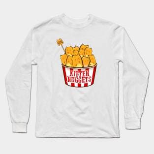 Adorable Kitten Nuggets Long Sleeve T-Shirt